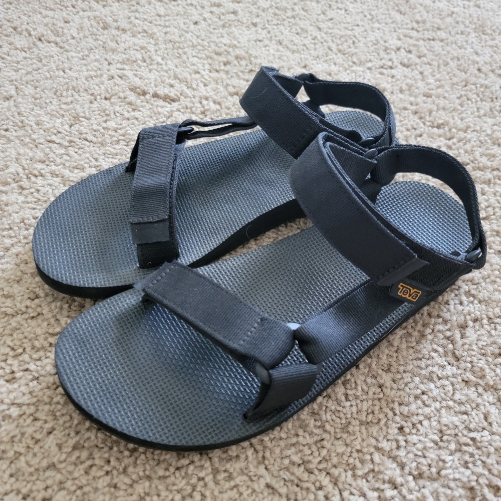 Teva Black Velcro Sandals